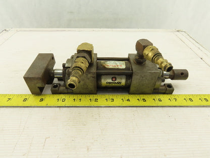 Ortman 1-1/2" Bore 1" Double Ended Stroke Tie Rod Air Cylinder 250 PSI