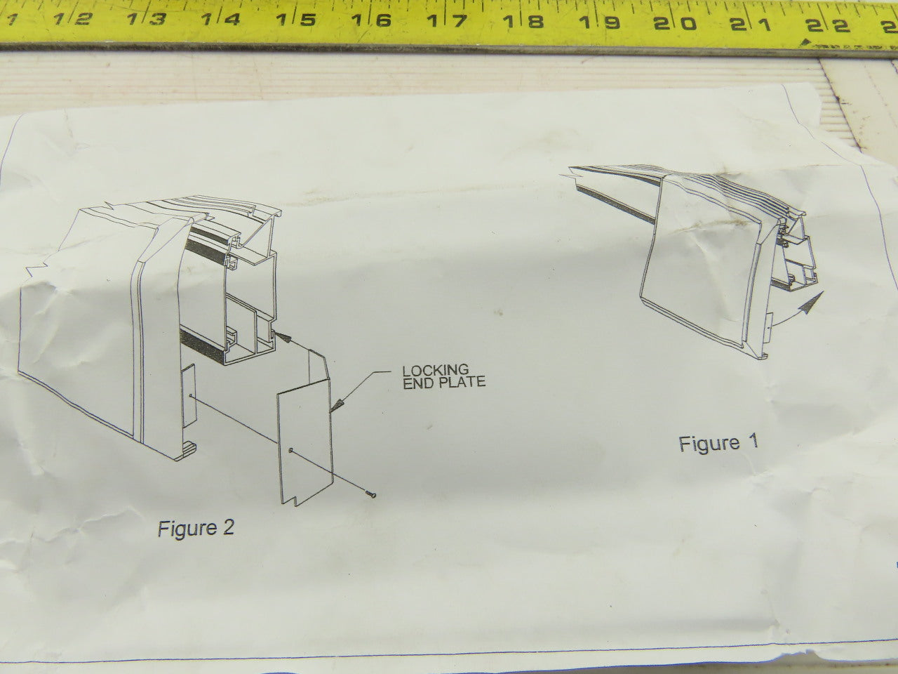 WittRock 1016 Sand Colored Locking End Plate Bed Bumper Kit Lot OF 2