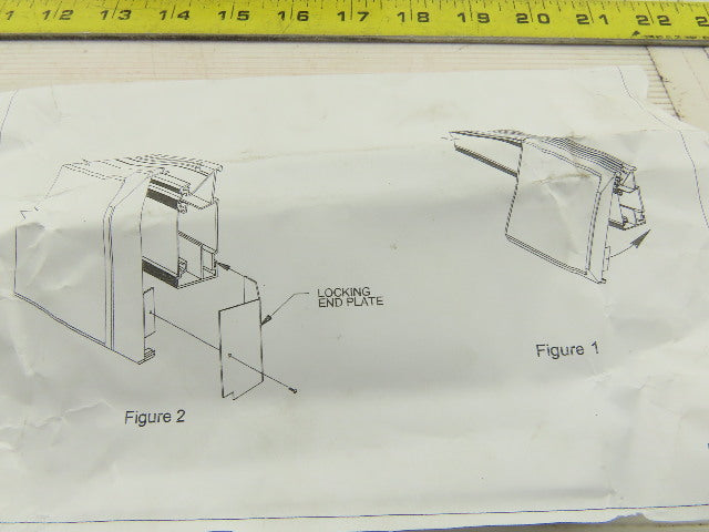 WittRock 1016 Sand Colored Locking End Plate Bed Bumper Kit Lot OF 2