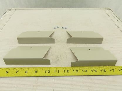 WittRock 1016 Sand Colored Locking End Plate Bed Bumper Kit Lot OF 2