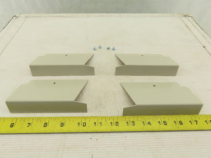 WittRock 1016 Sand Colored Locking End Plate Bed Bumper Kit Lot OF 2