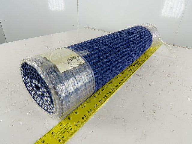Habisit M1220-CL-POM 32-3/4" Wide Flat Mat Top Table Top Conveyor Chain 7'