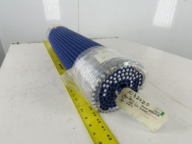 Habisit M1220-CL-POM 32-3/4" Wide Flat Mat Top Table Top Conveyor Chain 7'