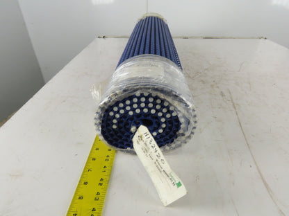 Habisit M1220-CL-POM 32-3/4" Wide Flat Mat Top Table Top Conveyor Chain 7'