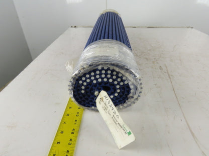 Habisit M1220-CL-POM 32-3/4" Wide Flat Mat Top Table Top Conveyor Chain 7'