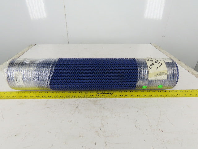 Habisit M1233-25 POM 27-1/2" Flush Grid Conveyor Chain Mat Top 5'