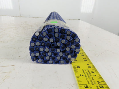Habisit M1220-CL POM 34-3/4" Flush Grid Conveyor Chain Mat Top 2.5'