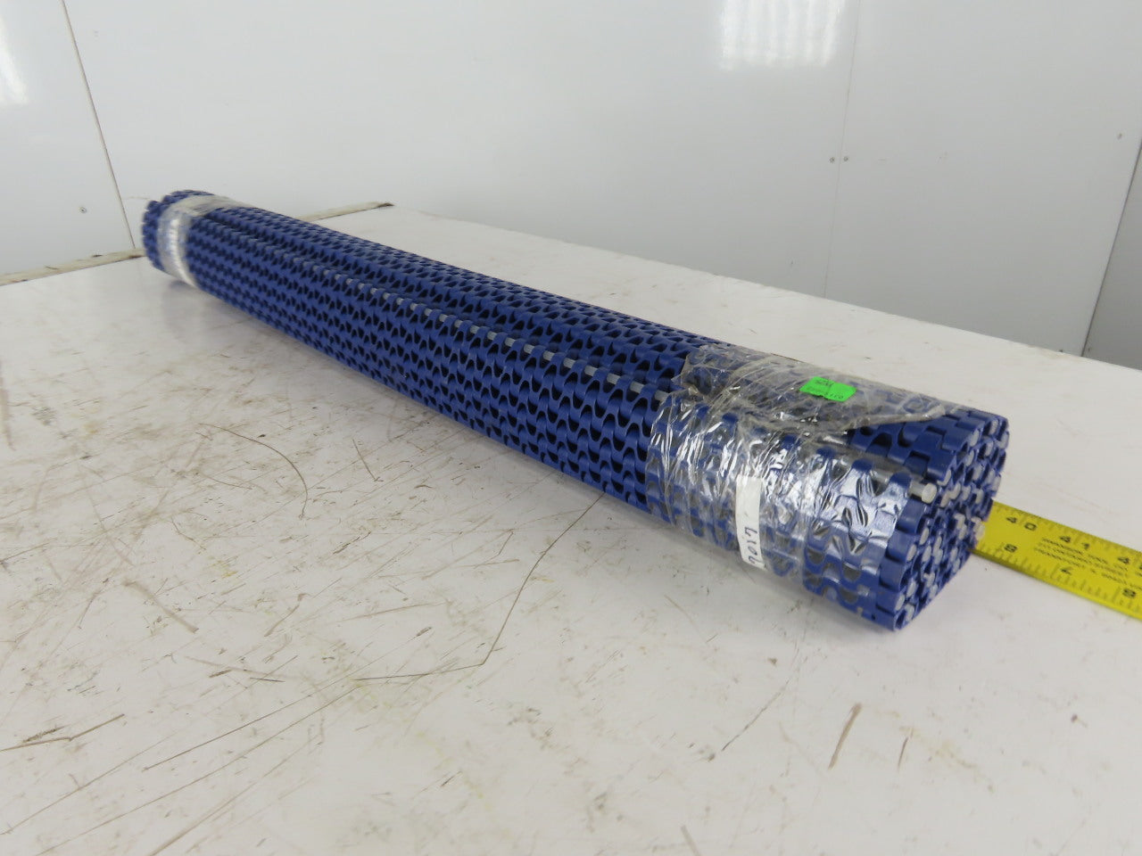 Habisit M1220-CL POM 34-3/4" Flush Grid Conveyor Chain Mat Top 2.5'