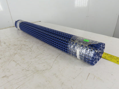 Habisit M1220-CL POM 34-3/4" Flush Grid Conveyor Chain Mat Top 2.5'