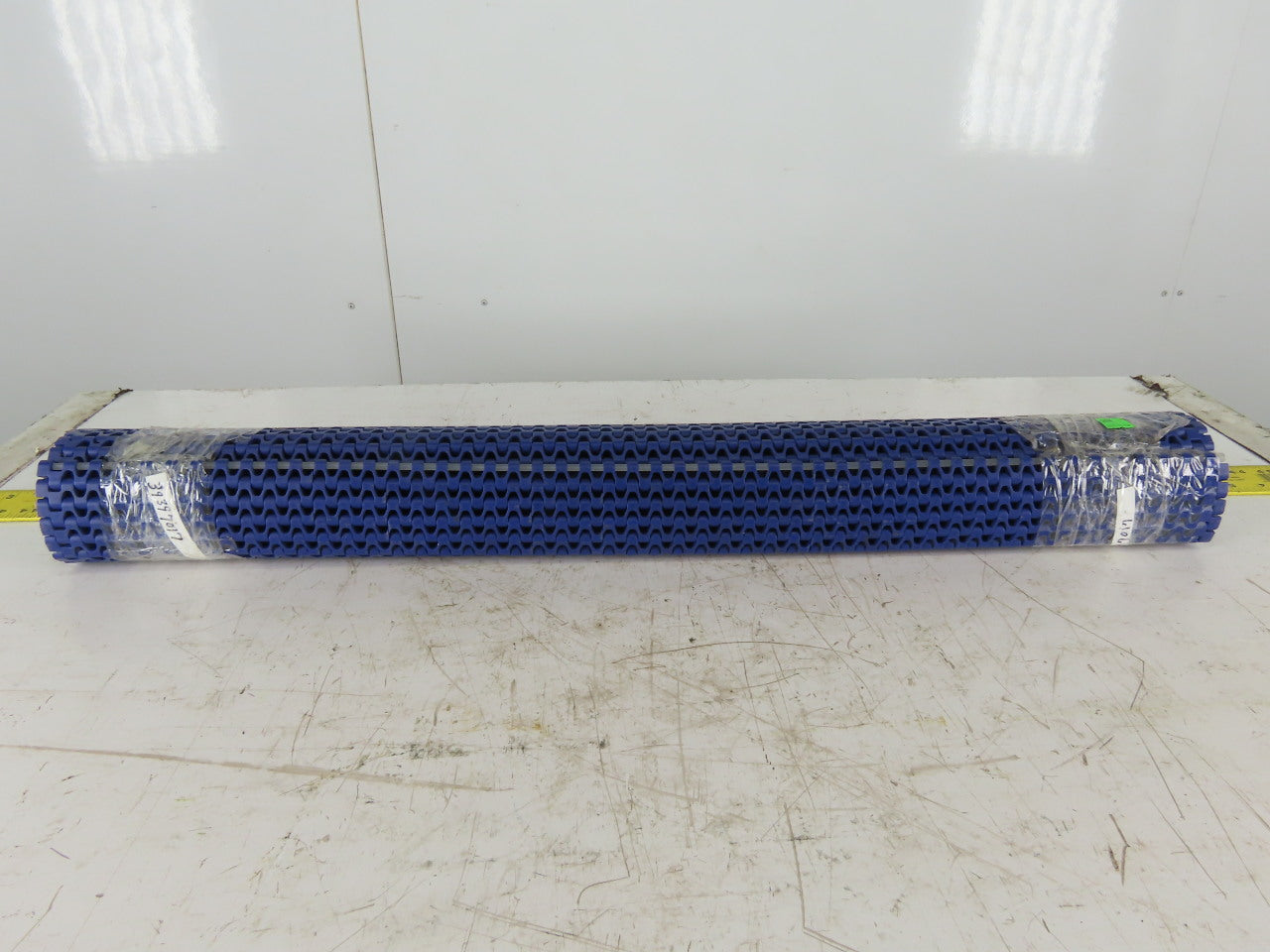 Habisit M1220-CL POM 34-3/4" Flush Grid Conveyor Chain Mat Top 2.5'