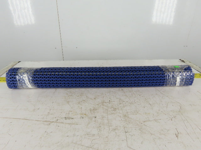 Habisit M1220-CL POM 34-3/4" Flush Grid Conveyor Chain Mat Top 2.5'