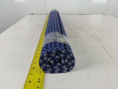 Habisit M1220-CL POM 34-3/4" Flush Grid Conveyor Chain Mat Top 2.5'