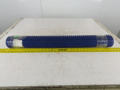 Habisit M1220-CL POM 34-3/4" Flush Grid Conveyor Chain Mat Top 2.5'