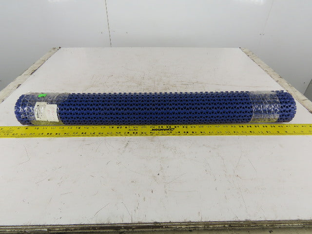 Habisit M1220-CL POM 34-3/4" Flush Grid Conveyor Chain Mat Top 2.5'