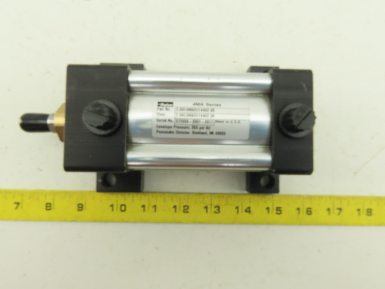 Parker C4MA2U14A 2" Bore 2" Stroke Double Acting Air Cylinder