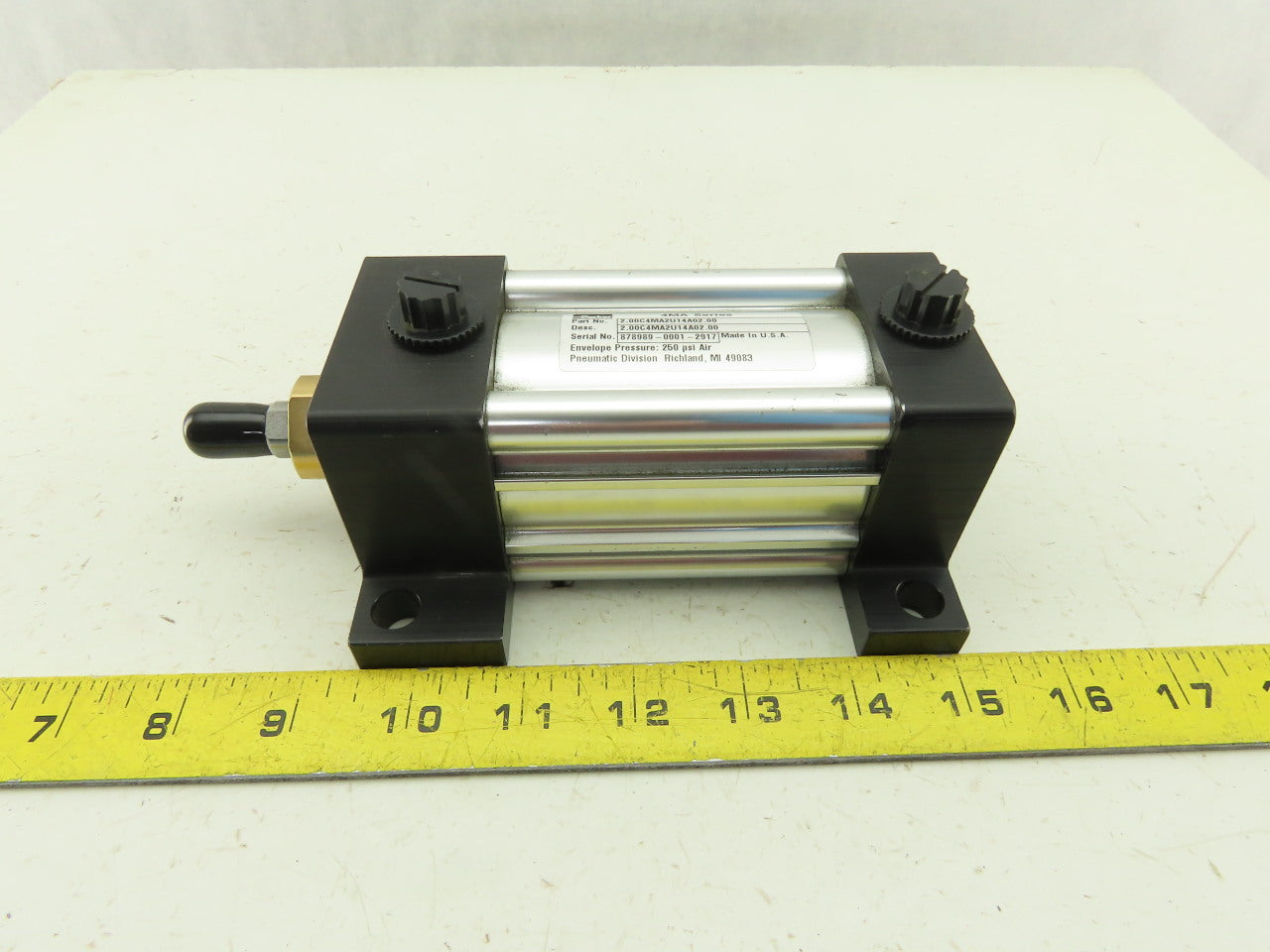 Parker C4MA2U14A 2" Bore 2" Stroke Double Acting Air Cylinder