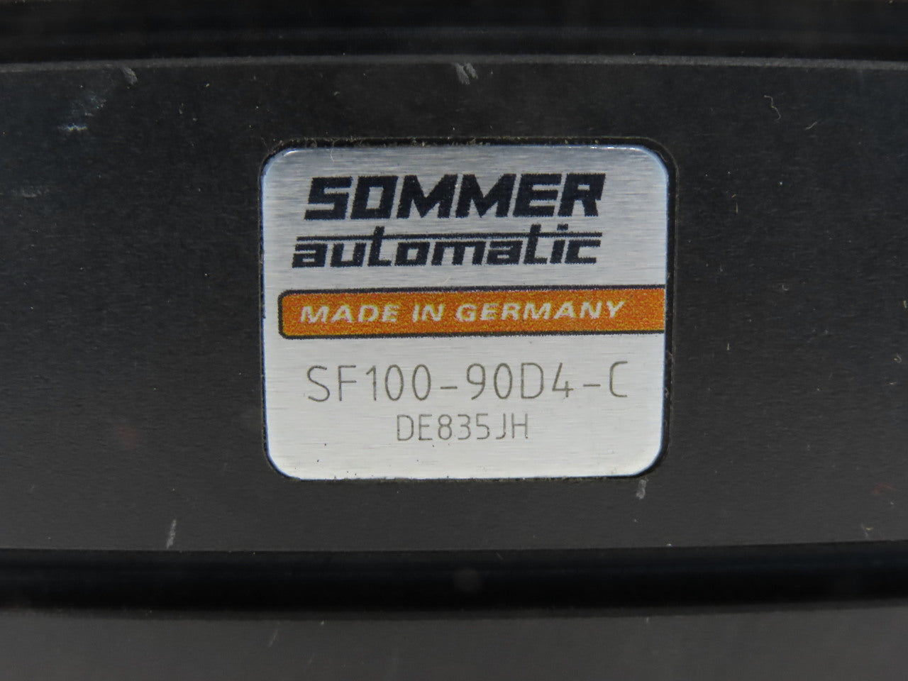 Sommer Automatic SF100-90D4-C Flat Swivel Unit 90°