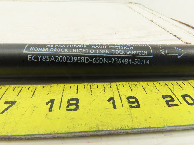 Camloc ECY8SA200239S8D Locking Gas Spring 650N 18" Long