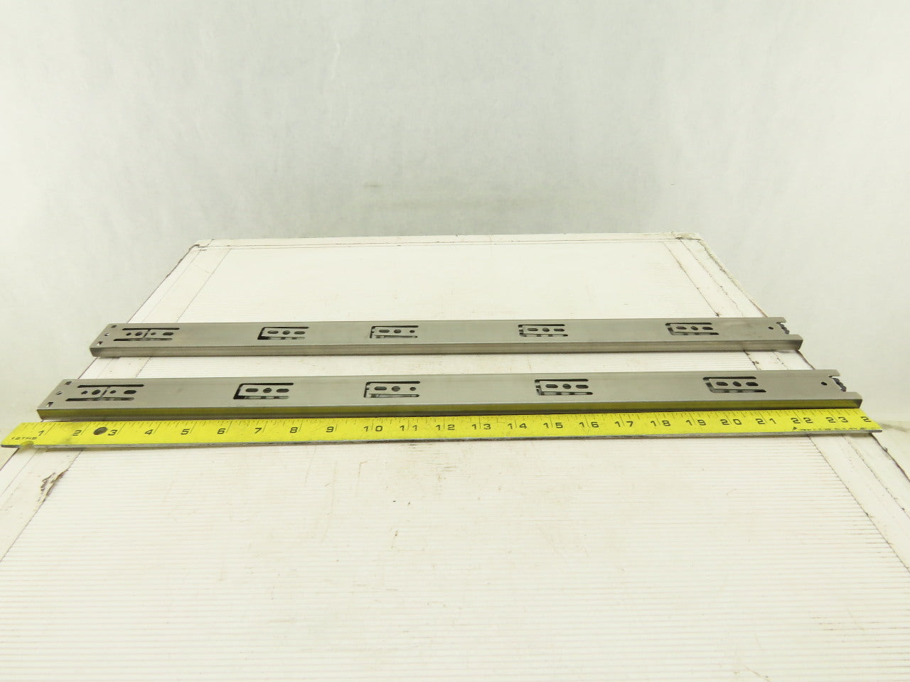 Sugatsune 24" Extend Side Bracket Drawer Slide Hardware Stainless Steel Set Of 2