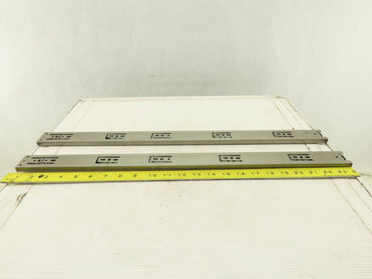 Sugatsune 24" Extend Side Bracket Drawer Slide Hardware Stainless Steel Set Of 2