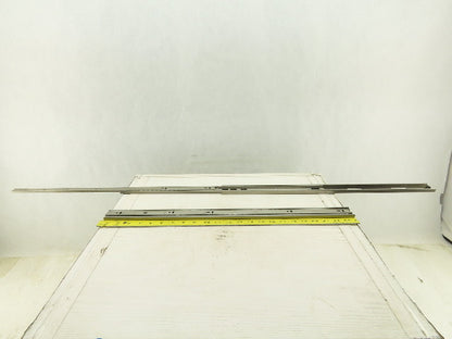 Sugatsune 24" Extend Side Bracket Drawer Slide Hardware Stainless Steel Set Of 2