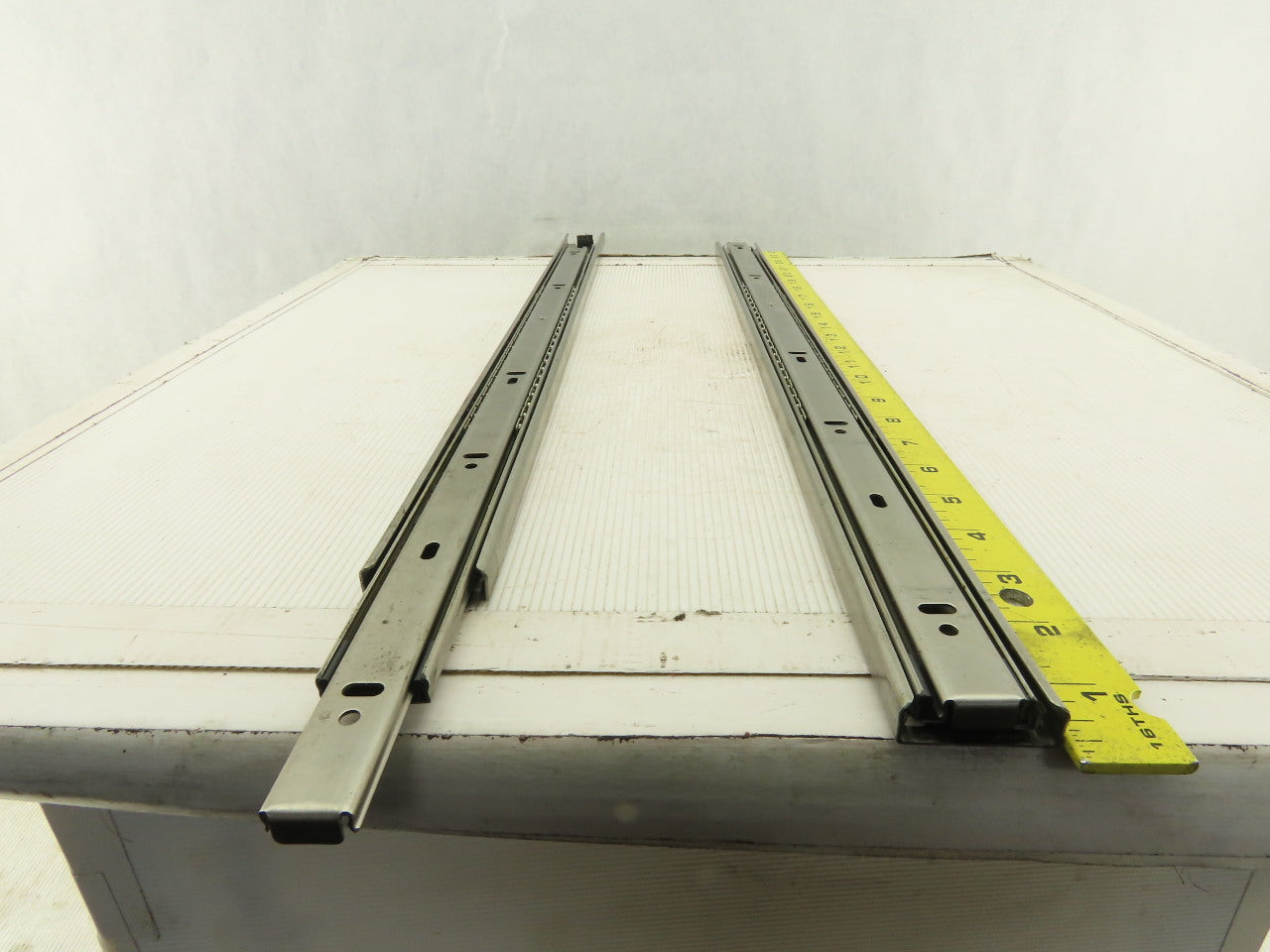 Sugatsune 24" Extend Side Bracket Drawer Slide Hardware Stainless Steel Set Of 2