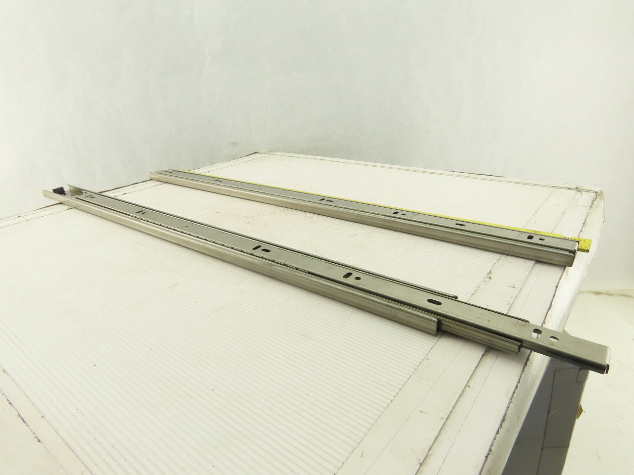 Sugatsune 24" Extend Side Bracket Drawer Slide Hardware Stainless Steel Set Of 2