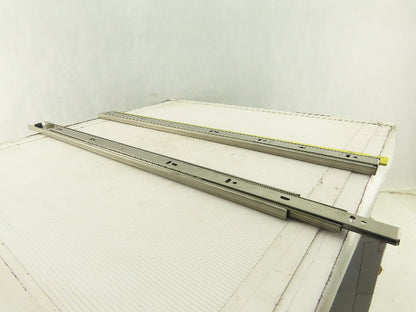 Sugatsune 24" Extend Side Bracket Drawer Slide Hardware Stainless Steel Set Of 2