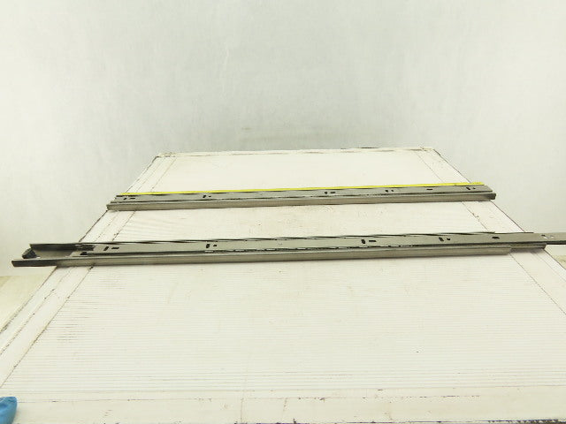 Sugatsune 24" Extend Side Bracket Drawer Slide Hardware Stainless Steel Set Of 2