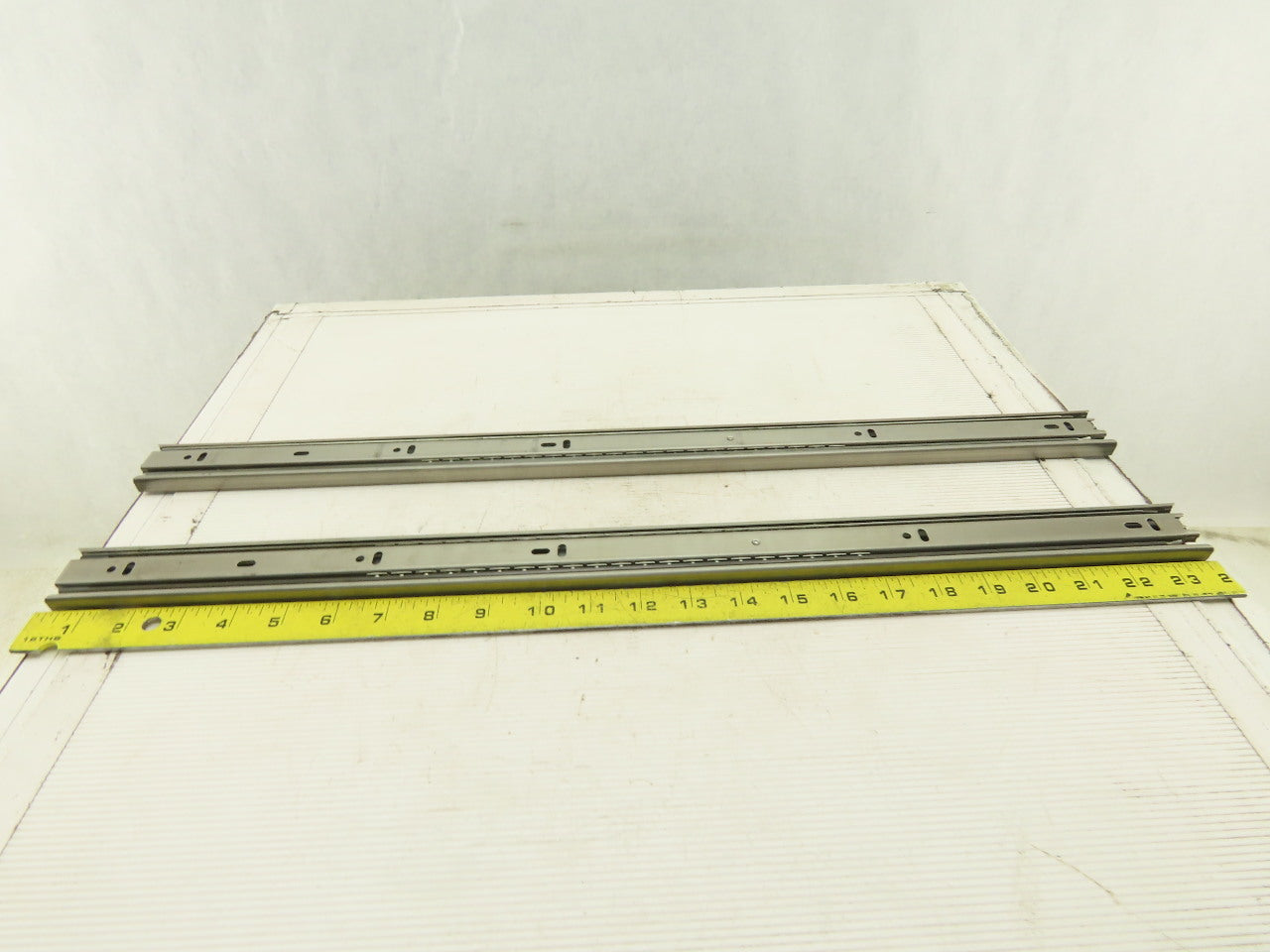 Sugatsune 24" Extend Side Bracket Drawer Slide Hardware Stainless Steel Set Of 2