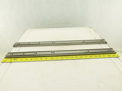 Sugatsune 24" Extend Side Bracket Drawer Slide Hardware Stainless Steel Set Of 2