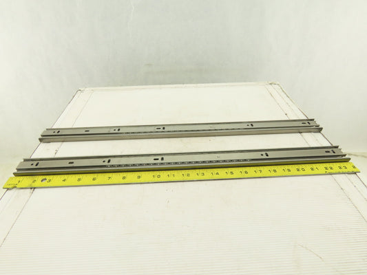 Sugatsune 24" Extend Side Bracket Drawer Slide Hardware Stainless Steel Set Of 2