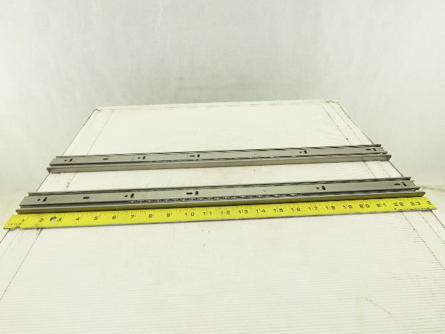 Sugatsune 24" Extend Side Bracket Drawer Slide Hardware Stainless Steel Set Of 2