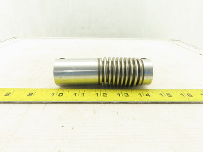 14x14mm Bore Flexible Coupling Stainless Steel Bellows 4-1/2" OAL