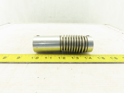 14x14mm Bore Flexible Coupling Stainless Steel Bellows 4-1/2" OAL