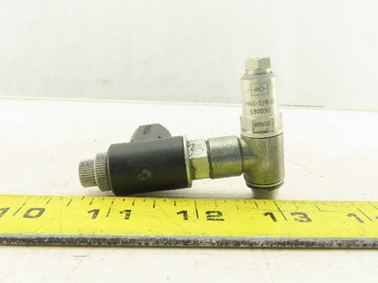 Festo HGL-1/8-B Pneumatic Piloted Check Valve With One Way Regulator 8mm Tube