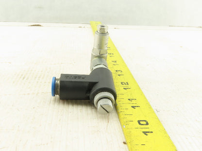 Festo HGL-1/8-B Pneumatic Piloted Check Valve With One Way Regulator 8mm Tube