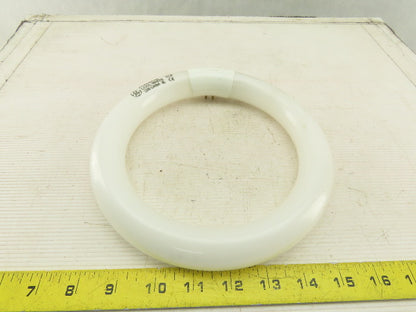 GE FG8T9/CW 8" Circline Fluorescent Tube Light 4 Pin 22W Lot Of 6