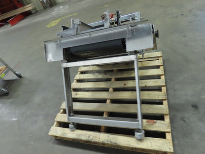30" Stainless Steel Washdown Slide Bed Conveyor 20" Plastic Chain Belt