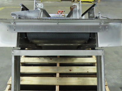 30" Stainless Steel Washdown Slide Bed Conveyor 20" Plastic Chain Belt