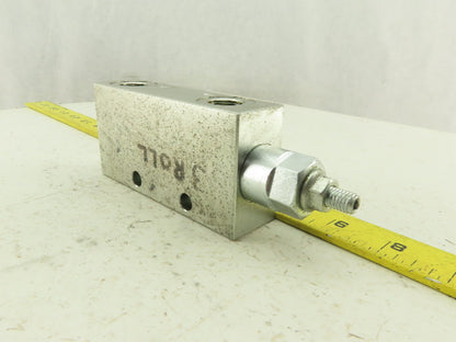Atlantic Fluid Tech MB000051 Modular Hydraulic Flow Control Valve G3/8"