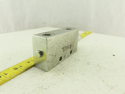 Atlantic Fluid Tech MB000051 Modular Hydraulic Flow Control Valve G3/8"