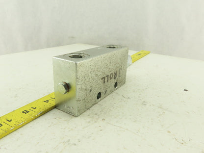 Atlantic Fluid Tech MB000051 Modular Hydraulic Flow Control Valve G3/8"