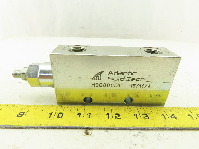 Atlantic Fluid Tech MB000051 Modular Hydraulic Flow Control Valve G3/8"