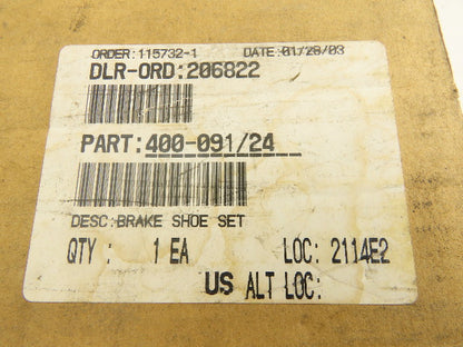 Raymond 400-091/24 Lined Brake Shows Only No Hardware