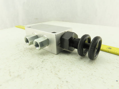 PVM-24A Hydraulic Flow Control Valve With Return 1/4"