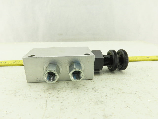 PVM-24A Hydraulic Flow Control Valve With Return 1/4"