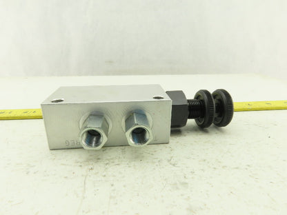 PVM-24A Hydraulic Flow Control Valve With Return 1/4"