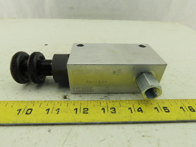 PVM-24A Hydraulic Flow Control Valve With Return 1/4"