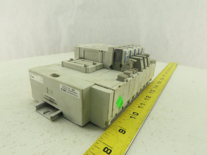 SMC SS5Y5-45NFD-07U Pneumatic Logic Manifold 24V Valve Bank